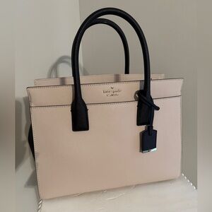Kate Spade Black and Cream Satchel